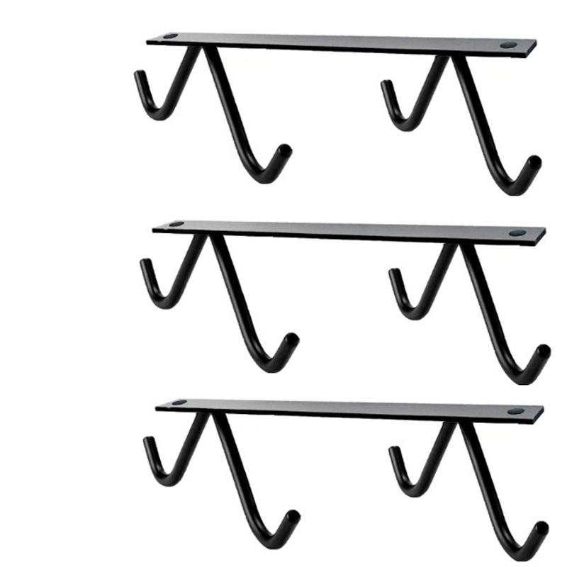 Giá đỡ cốc cà phê, Giá đỡ cốc 3 chiếc Giá đỡ cốc Móc treo cốc Giá đỡ móc đa năng, để đựng cốc cà phê hoặc treo dụng cụ nhà bếp, thắt lưng, khăn quàng cổ