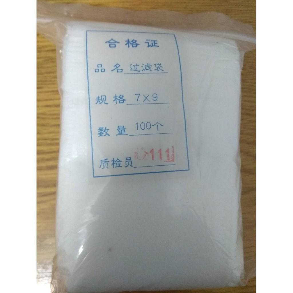 Túi lọc dùng đựng phân tan chậm khổ 7x9 cm - gói 50 túi