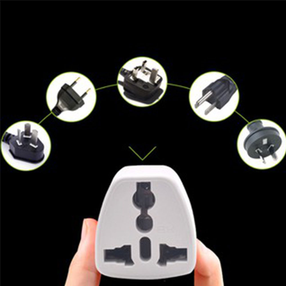Đầu nối, chuyển đổi ổ cắm từ 3 cực sang 2, đa năng 10A/250v – Hàng chính hãng