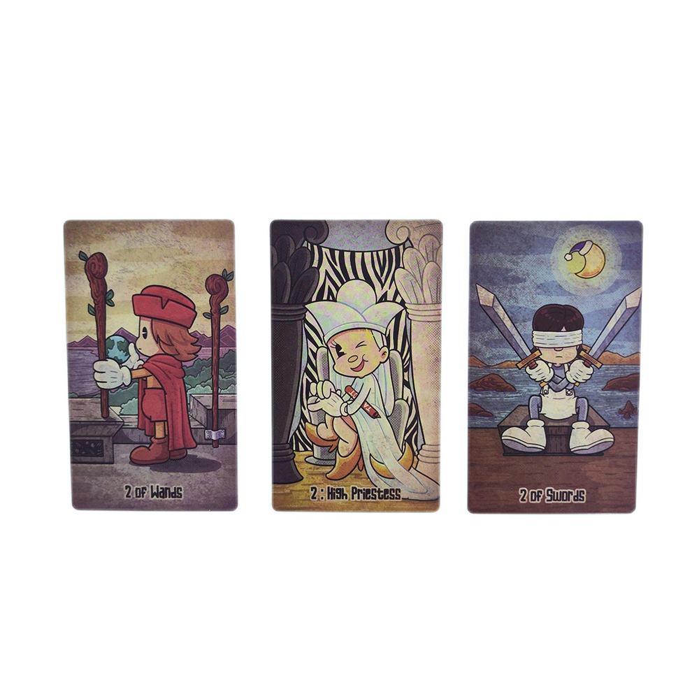Bộ Bài Old School Tarot 7x12 Cm Tặng Đá Thanh Tẩy