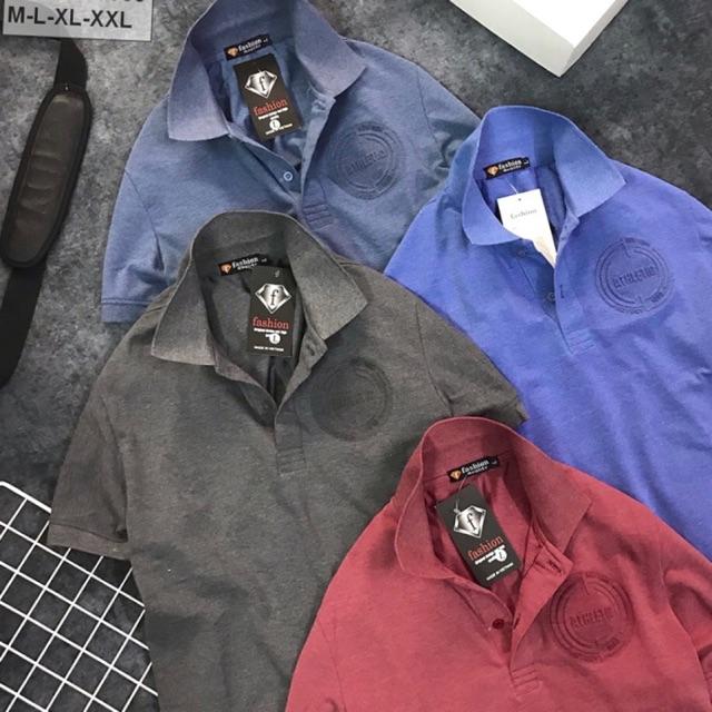 Áo thun nam Authentic dập nổi cao cấp