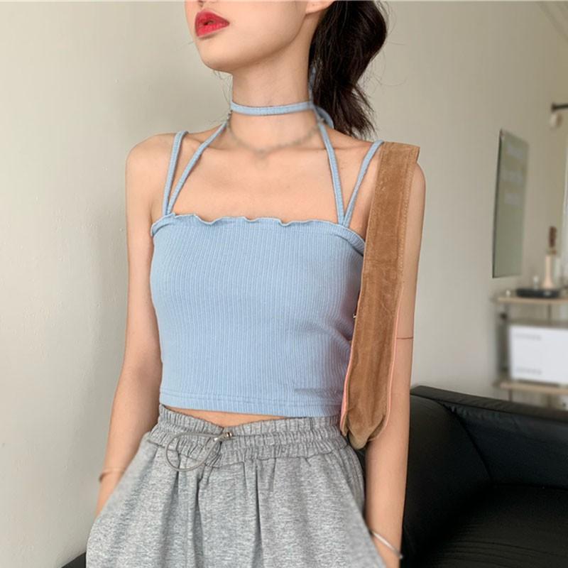 Áo Dây Thiết Kế Cổ Yếm Nữ Tính