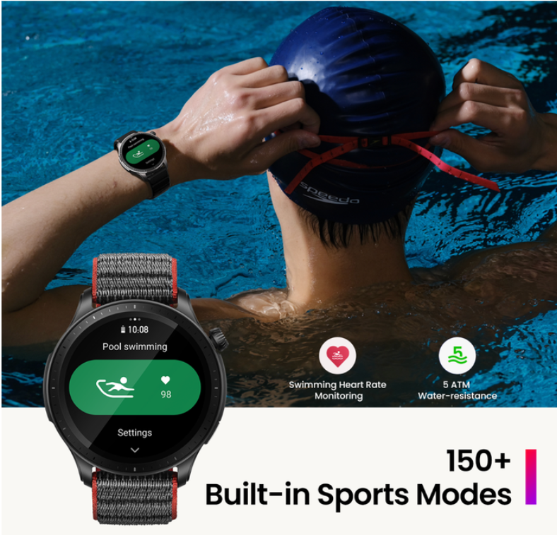 Đồng Hồ Thông Minh Cao Cấp Amazfit GTR 4 - Theo dõi sức khỏe 24h - 150 môn thể thao - Nghe gọi thông qua kết nối Bluetooth - Pin tới 30 ngày - Hàng Chính Hãng