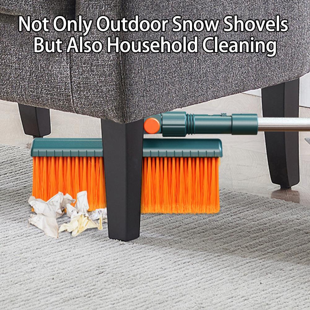 Xẻng tuyết hữu ích Bàn chải làm sạch tuyết 4 trong 1 Xẻng tuyết kính thiên văn Quét làm sạch bàn chải rã đông