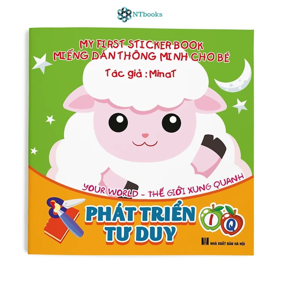 Sách Miếng dán Thông minh cho bé (Phát triển EQ - IQ) - My First Sticker Book - Trọn bộ 6 cuốn