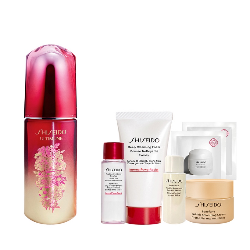 Tinh chất dưỡng da Shiseido Ultimune Power Infusing Concentrate N 75ml Phiên bản giới hạn Mùa lễ hội