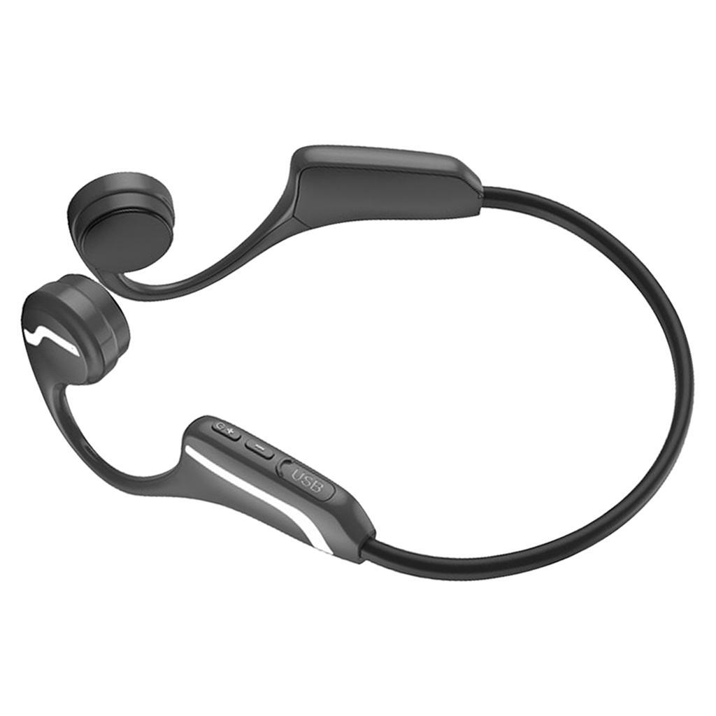 Bluetooth Bone Conduction Headphones Waterproof Music Earphone Ear Hook