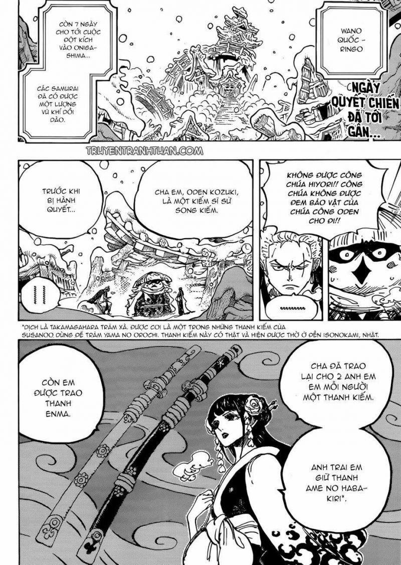 đảo hải tặc - one piece chapter 954 2