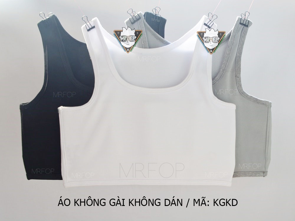 ÁO nịt không gài không dán  Không Viền Mr Fop