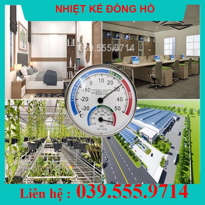 Đồng hồ đo Nhiệt độ và độ ẩm - Nhiệt kế đo nhiệt độ ẩm độ ngoài trời và trong nhà