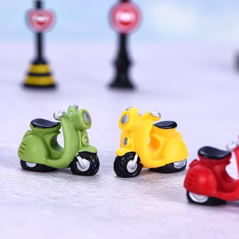 Tiểu cảnh mini ️ Freeship ️ Mô hình xe máy trang trí sen đá, sân vườn, bể cá, bể terrarium