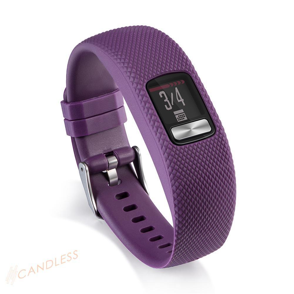 Dây Đeo Silicon Cho Đồng Hồ Thông Minh Garmin Vivofit 4