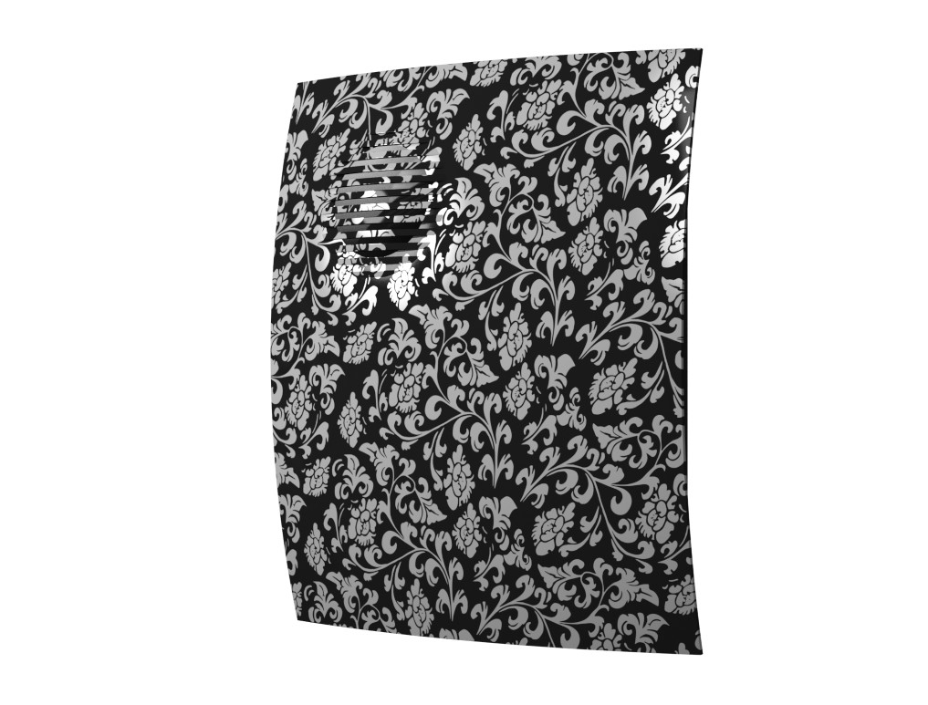 Quạt thông gió PARUS 4C black design - màu ĐEN BÔNG - Hàng Nhập Khẩu