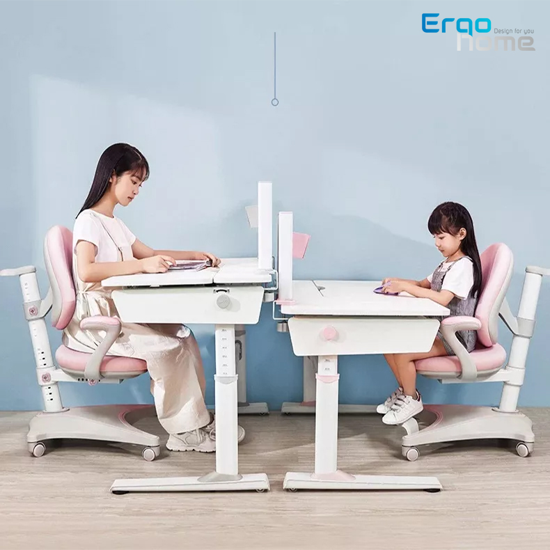 Ghế ergonomic trẻ em chống gù chống cận bọc đệm êm ái Sihoo E35C- ERGOHOME