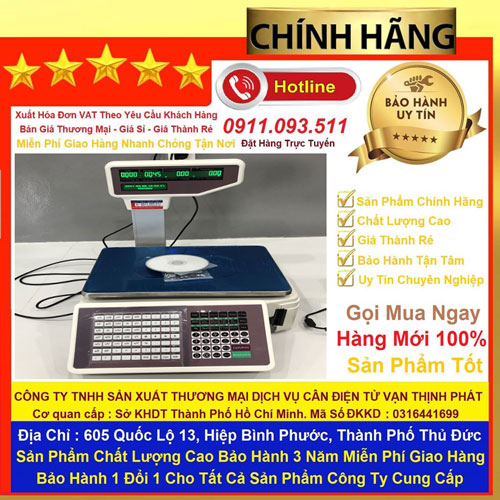 Cân Điện Tử Siêu Thị TMA