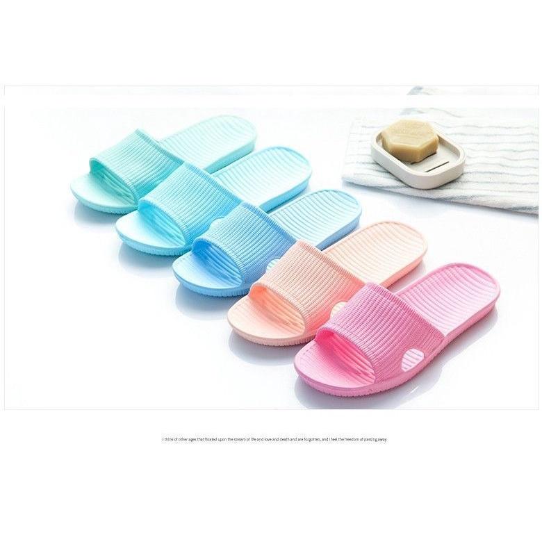 DÉP ĐI TRONG NHÀ NHỰA NGUYÊN KHỐI - DU5 (XANH DƯƠNG - SIZE 36/37)