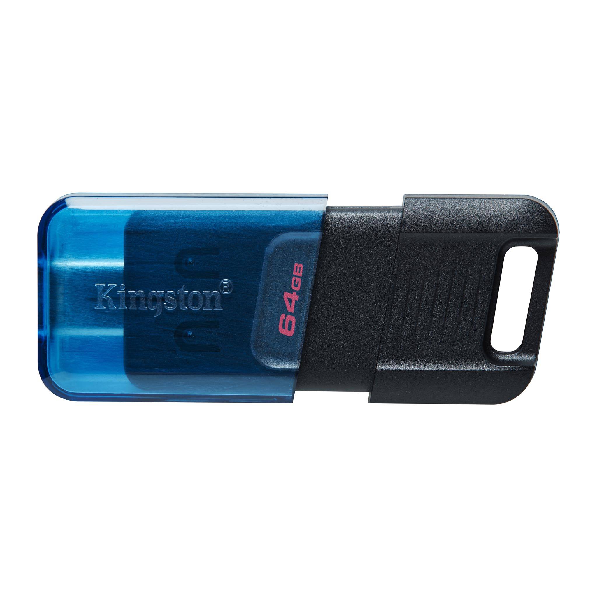 USB KINGSTON DATATRAVELER 80 M 64GB TYPE-C – DT80M/64GB - Hàng Chính Hãng