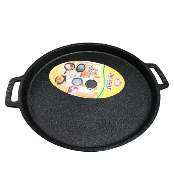 Bộ 2 chảo gang đổ bánh xèo, làm bò né chống dính 22cm