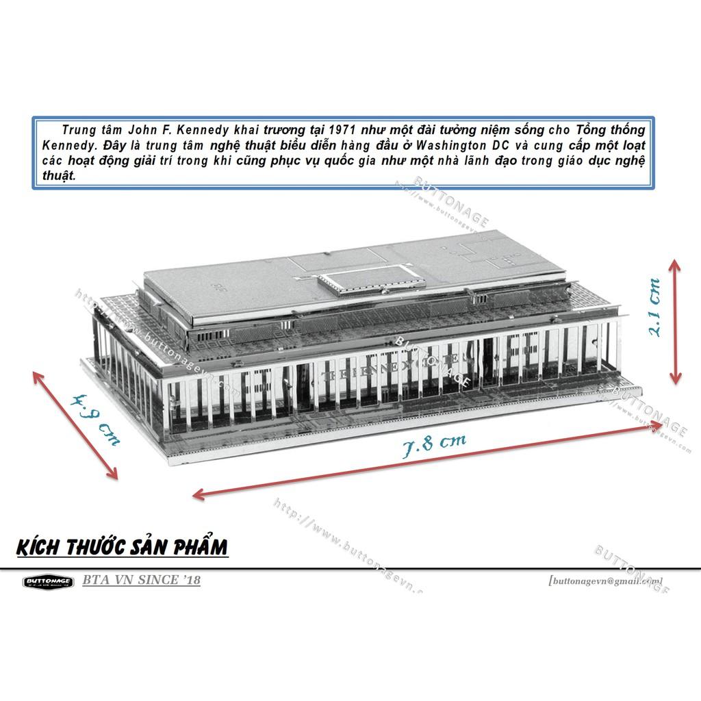 Mô Hình Lắp Ráp 3d Tòa Nhà Trung Tâm Nghệ Thuật Kennedy