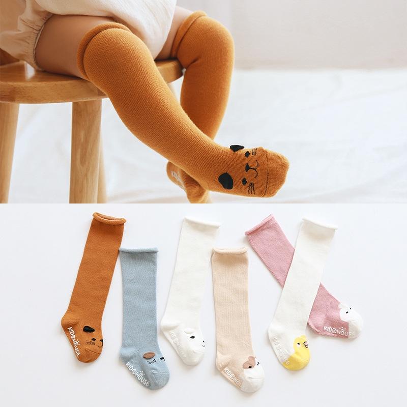 Tất Cao Cổ Cho Bé Gái Bé Trai Chống Trơn Trượt 100% Cotton Hàng Xuất Nhật Tất Cho Bé Trai Bé Gái Từ 0 Đến 3 Tuổi PK73