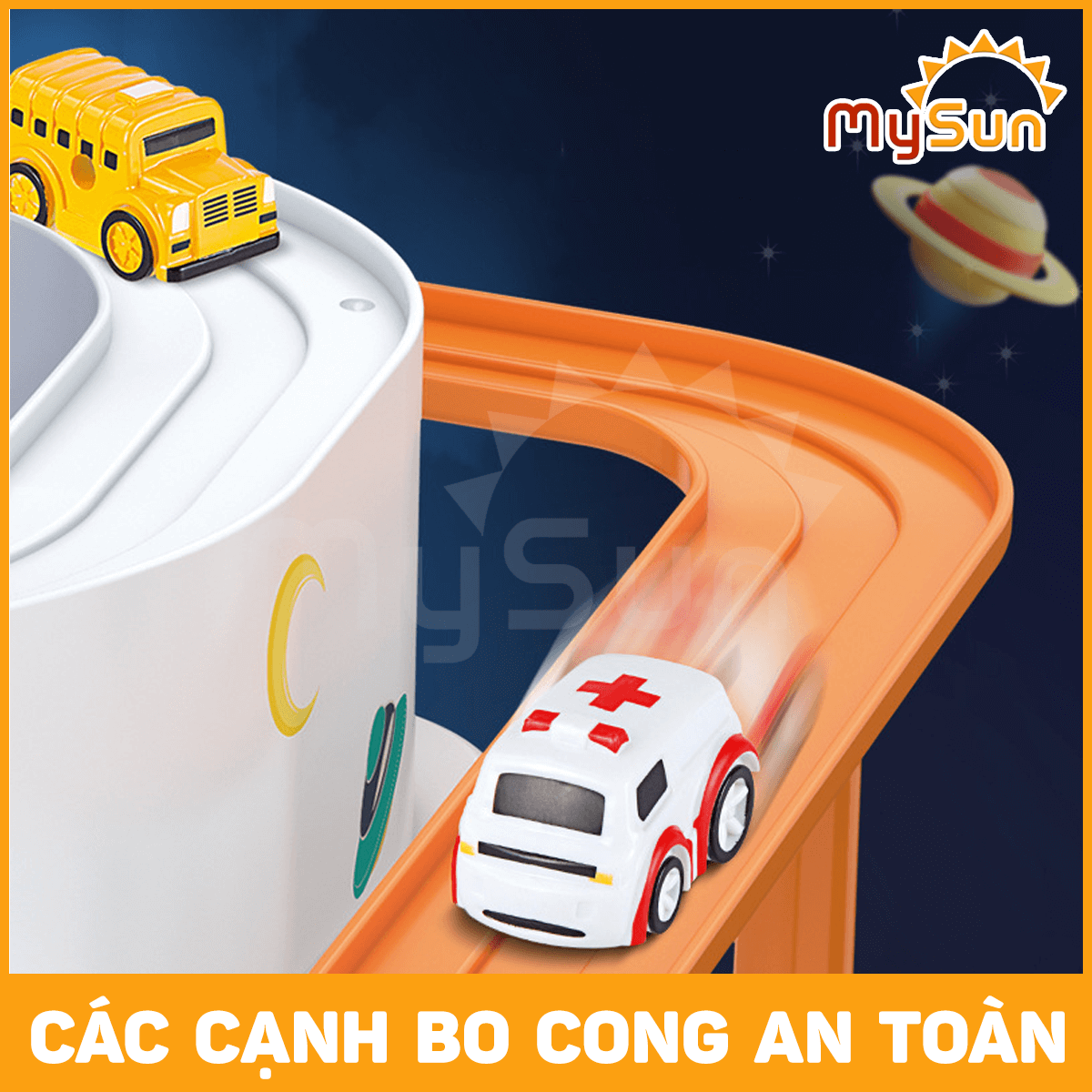 Đồ chơi mô hình giao thông thành phố đường đua ô tô cho bé MySun