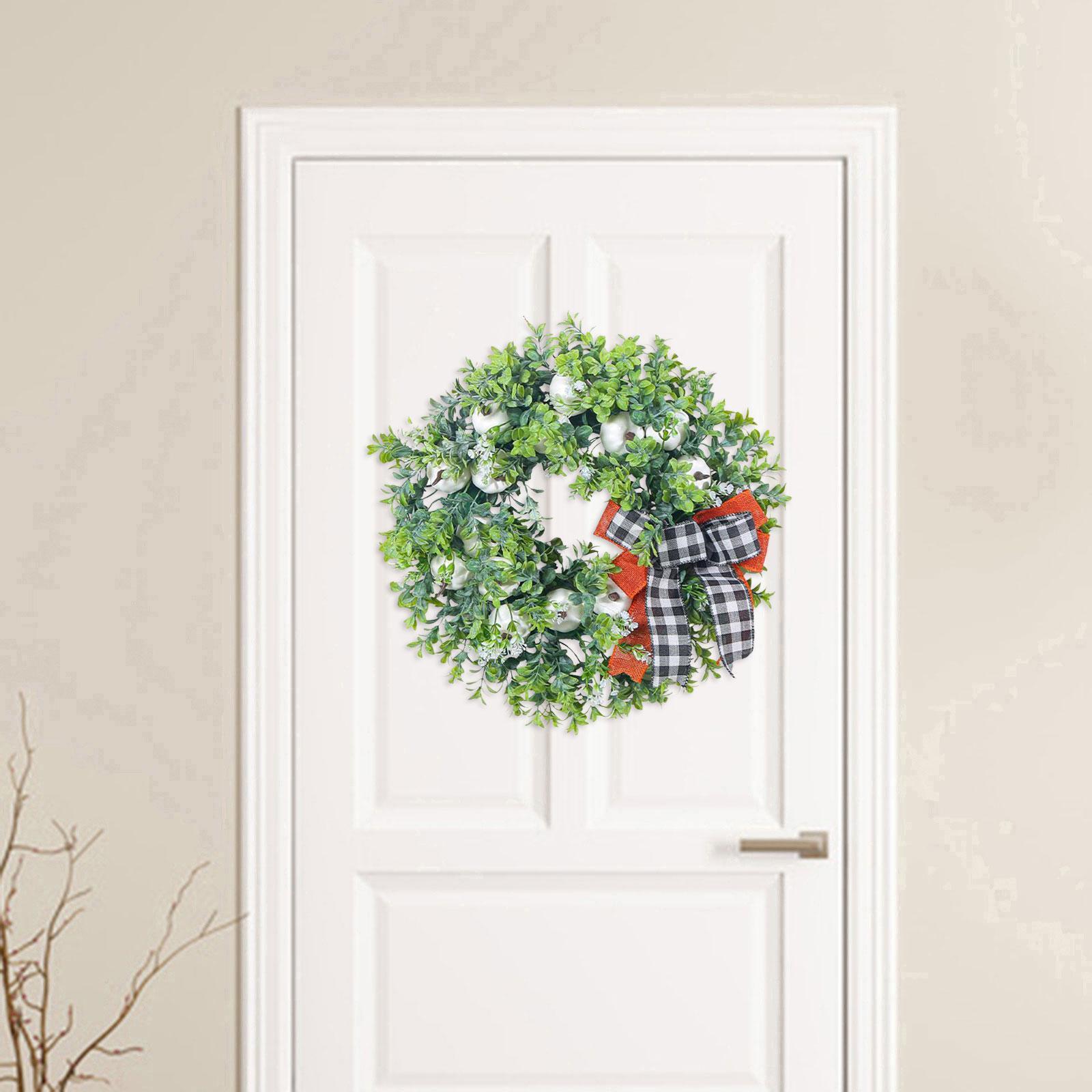 Fall Wreath Thanksgiving Wreath Balcony Indoor Outdoor Garden Pumpkin Wreath