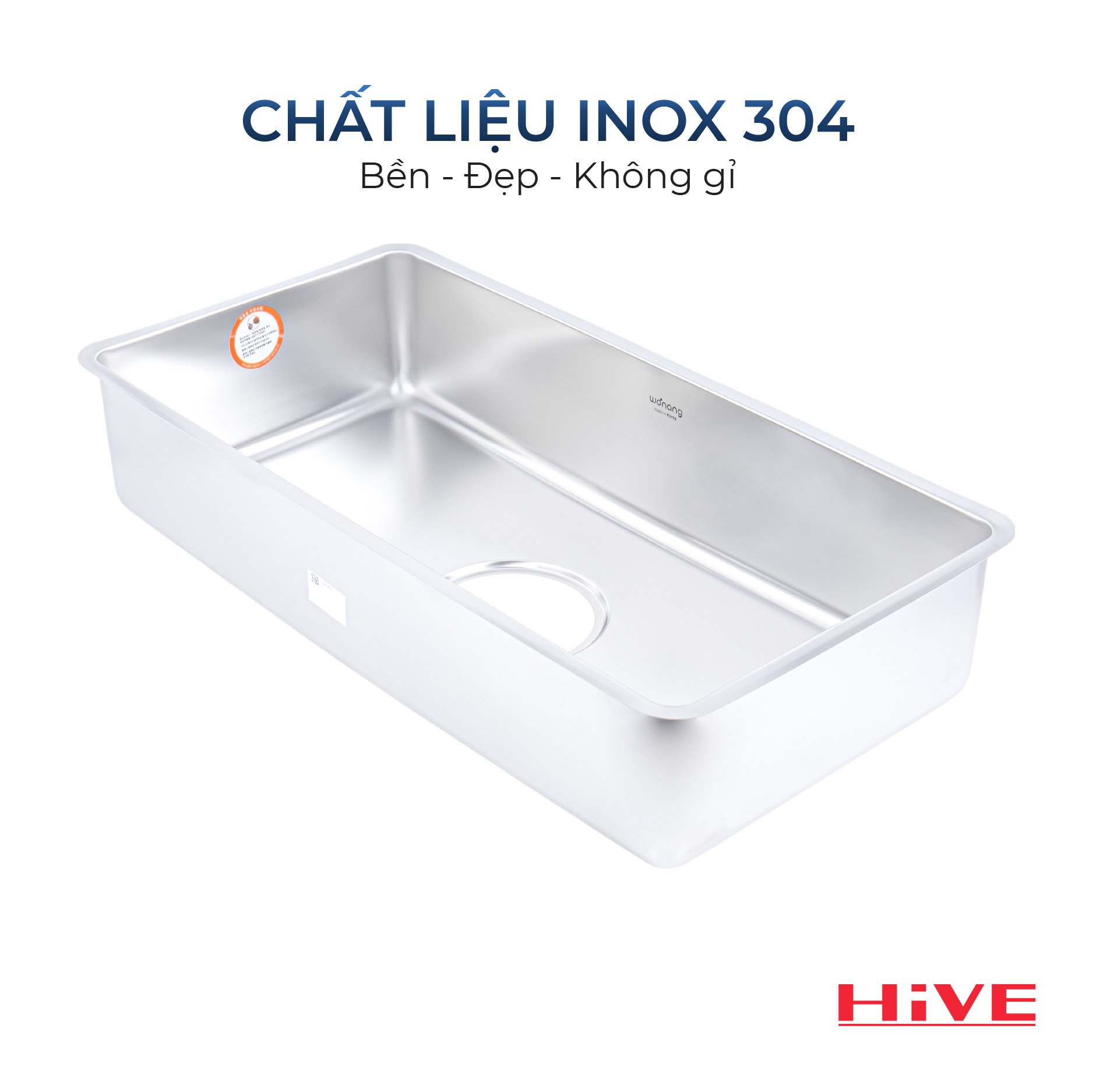 KỆ BỒN RỬA CHÉN INOX DJVW-003