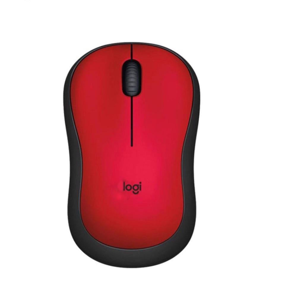 Chuột Wireless Logitech M221 Silent Plus - Đỏ Hàng chính hãng