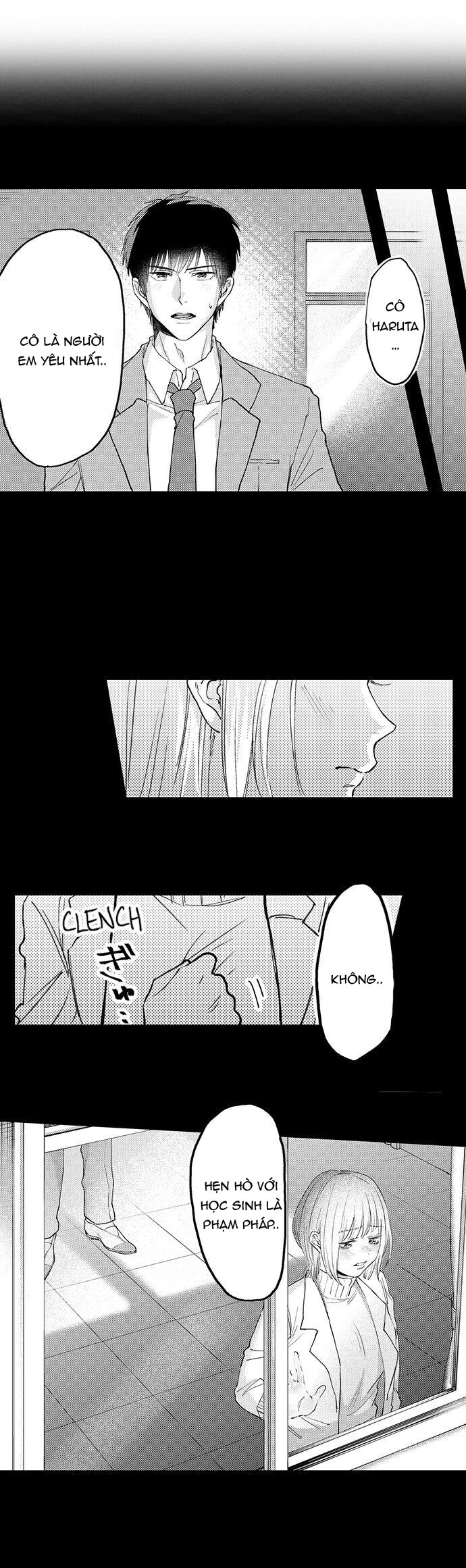 tháng 4, ngăn cách được xóa bỏ, em đã trở thành người lớn để có thể ôm cô (full) chapter 1.2 2