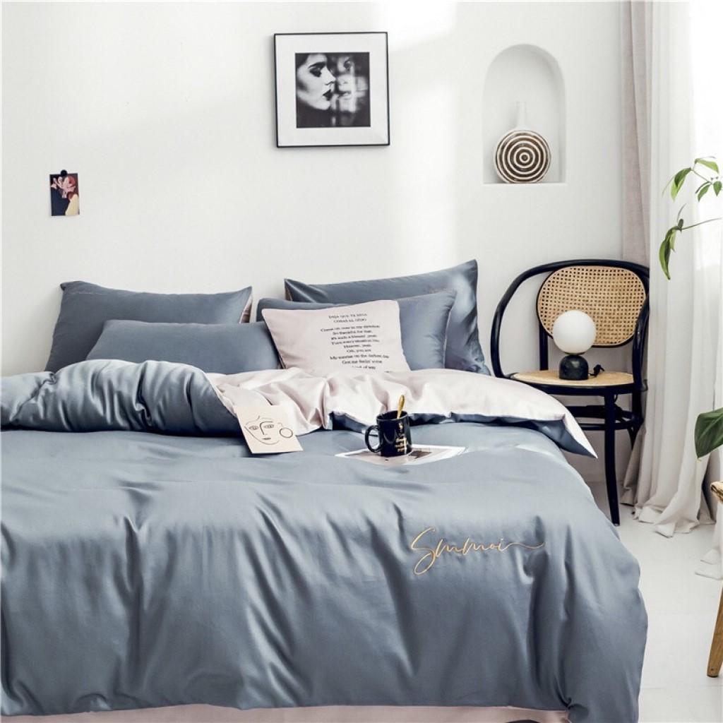 Bộ Chăn Ga Gối Lụa Tencel Sumoi Cao Cấp 2021