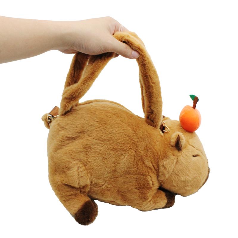 Túi Vải Hình Capybara - WanLongDa 70-3 - Màu Nâu