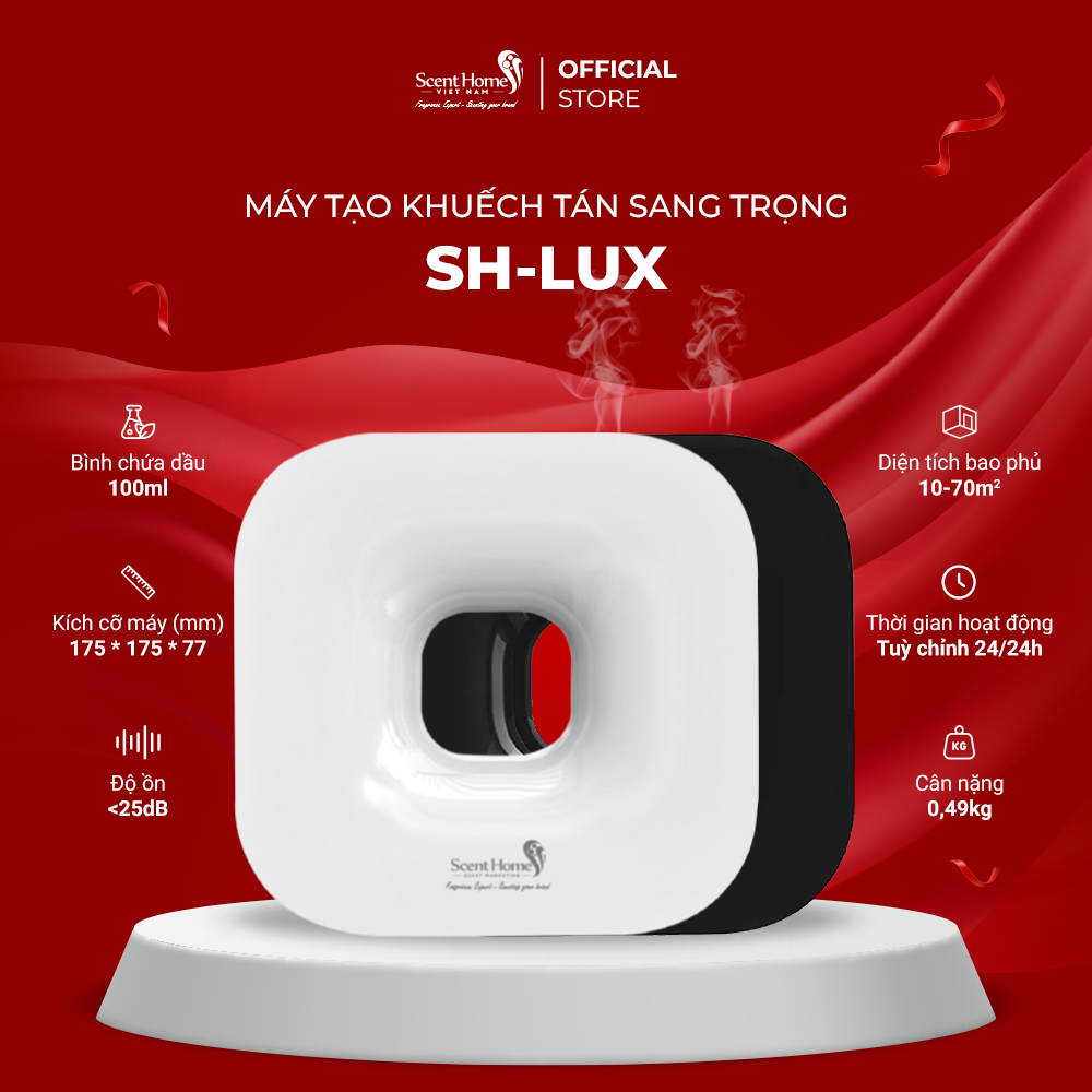 Máy tạo hương thơm &amp; khử mùi cao cấp Scent Homes ( SH-LUX)