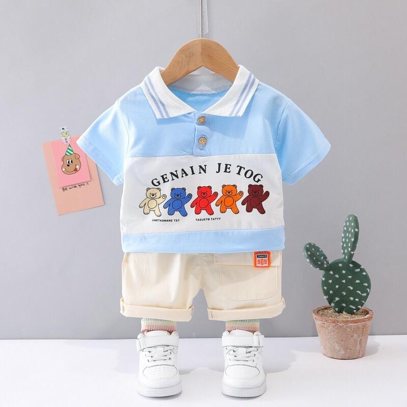 Bộ bé trai chất đẹp Sét đồ bé 1-5 tuổi chất cotton mát