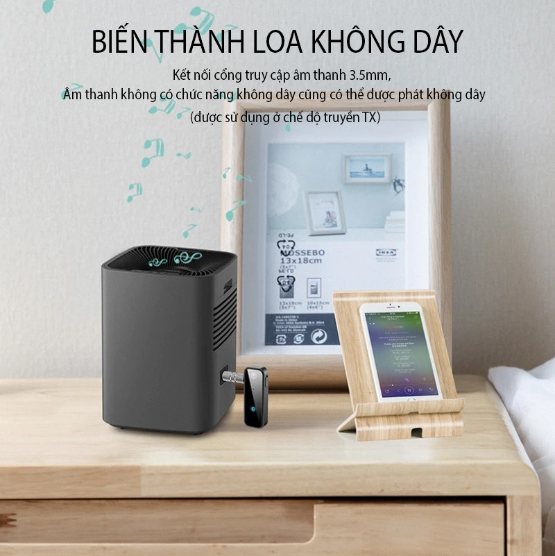 ROGTZ Thiết Bị Thu Phát Không Dây 3.5mm AUX Bluetooth 5.0 C28 - Hàng Nhập Khẩu