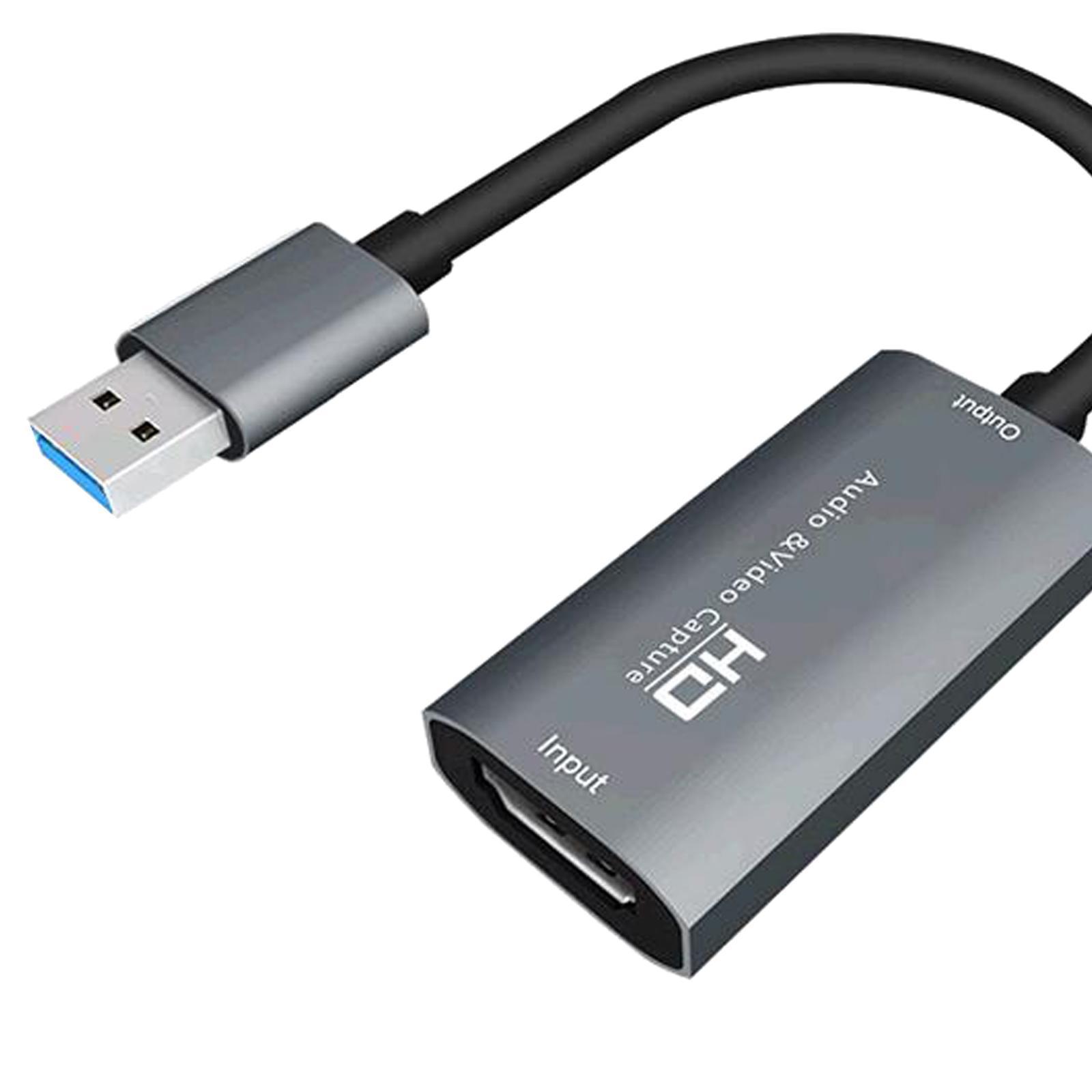 Compact Portable   to USB Video  Card Grabber Cable Game Broadcast