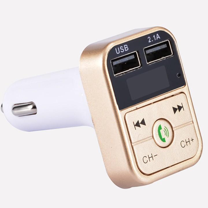 Tẩu Sạc ô tô Kiêm Nghe Nhạc MP3, Kết Nối Điện Thoại Qua Bluetooth, Kết Nối Dàn âm Thanh Trên Xe Qua Sóng FM