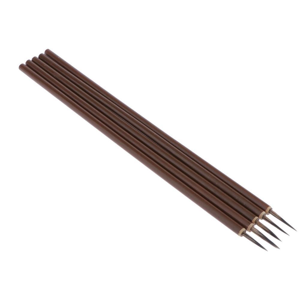 10 Pieces Artist Brushes Fine Brushes Detail Brushes Miniature Brushes Pointed Brush Set For Acrylic Painting Watercolor Nail Art