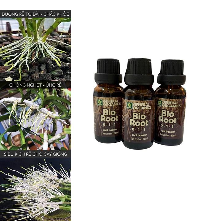 CHẾ PHẨM HỮU CƠ KÍCH RỄ CỰC MẠNH BIO ROOT 0-1-1 CHAI 20ML - KÍCH THÍCH SINH TRƯỞNG GIÚP CÂY PHÁT TRIỂN BỘ RỄ MẠNH MẼ HƠN