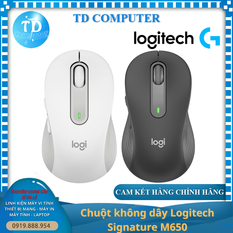 Chuột không dây Logitech Signature M650 - Hàng chính hãng DGW phân phối