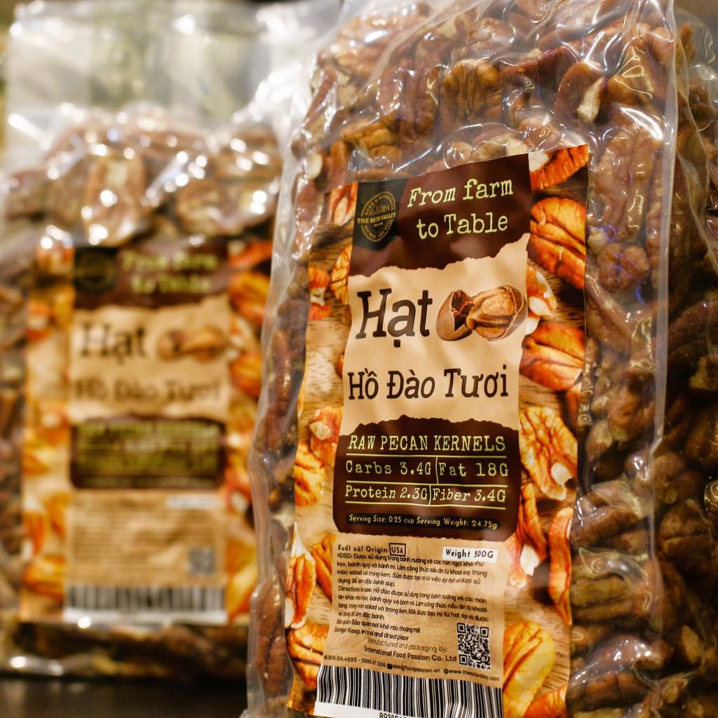 Hạt Hồ Đào Nhân Tươi-RAW PECAN KERNEL The Nuts Valley