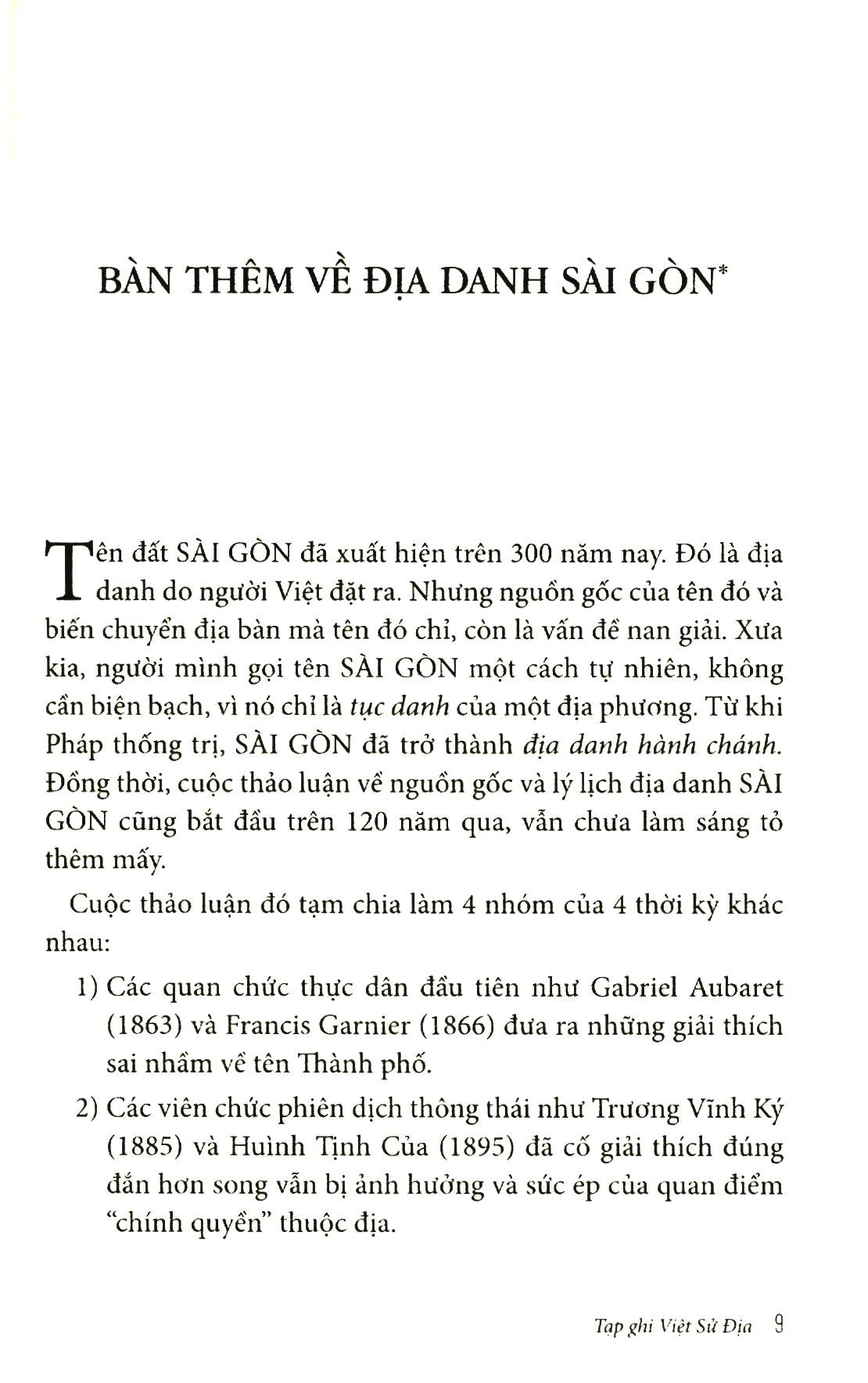 Tạp Ghi Việt Sử Địa (Tập 3)