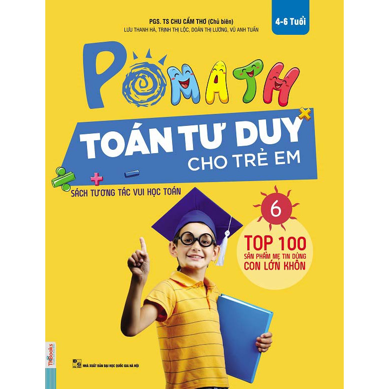 POMath-Toán tư duy cho trẻ em tập 6-Sách học toán tư duy toán- Toán tư duy cho trẻ em từ 4 – 6 tuổi-Mcbooks