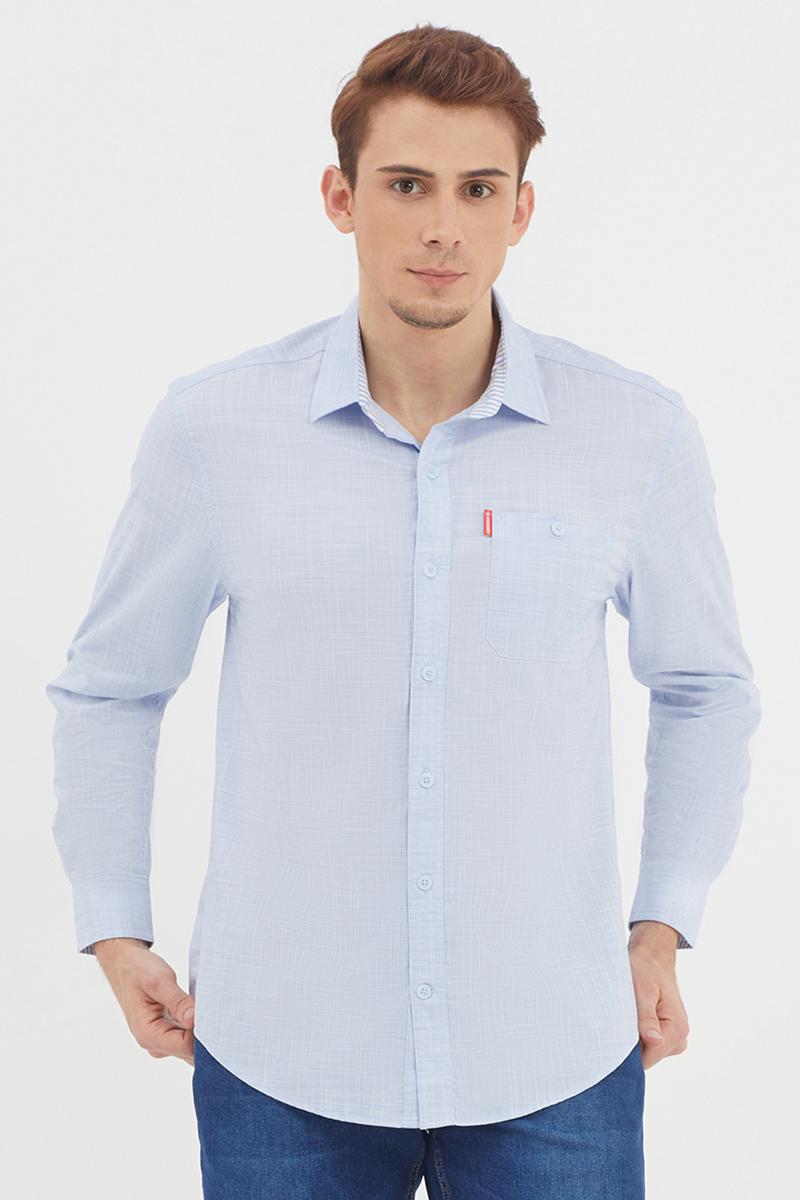 Áo sơ mi nam tay dài WS21SS78P-LC - L BLUE, L BLUE