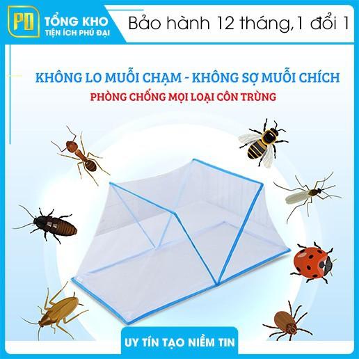 Màn Lưới Chống Muỗi Gấp Gọn 1,6mx2m ( ) Màn gấp Tiện Dụng Cho Người Lớn Và Trẻ Em (Mùng Lưới Chống Muỗi Cao Cấp)
