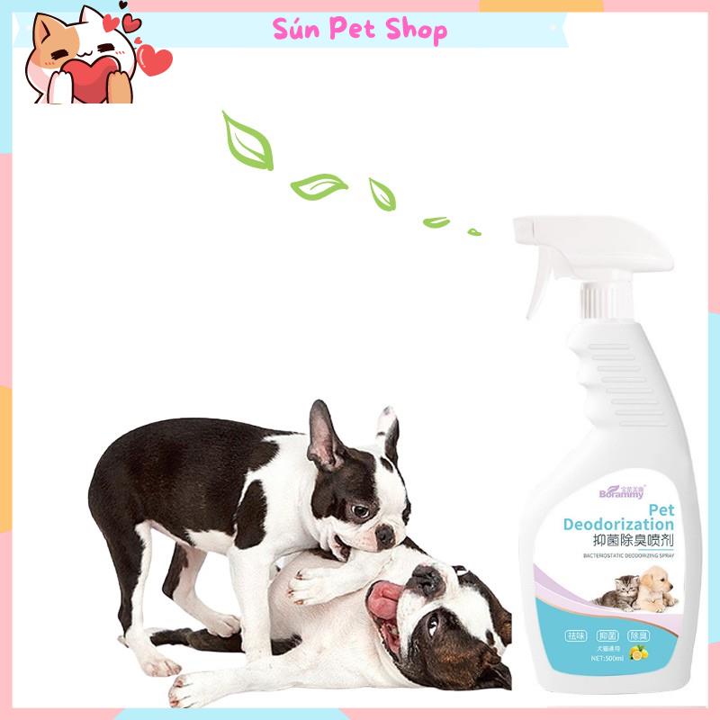 Xịt khử khuẩn cho thú cưng Borammy 500ml