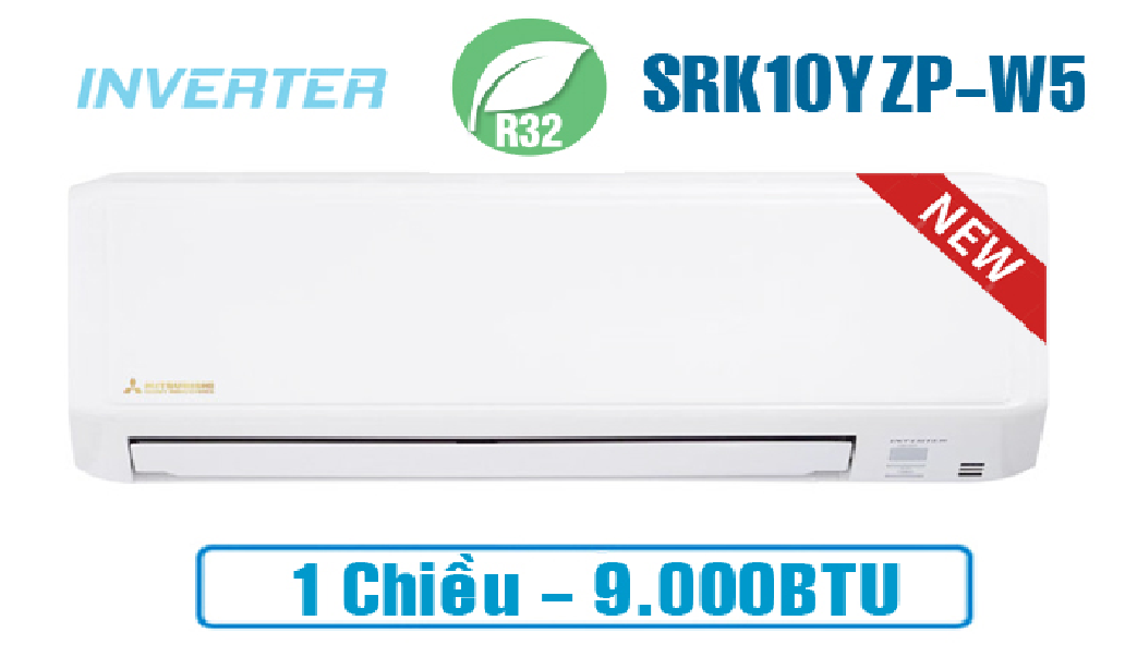 Máy lạnh Mitsubishi Heavy Inverter 1 HP SRK10YZP-W5 - HÀNG CHÍNH HÃNG - CHỈ GIAO HCM