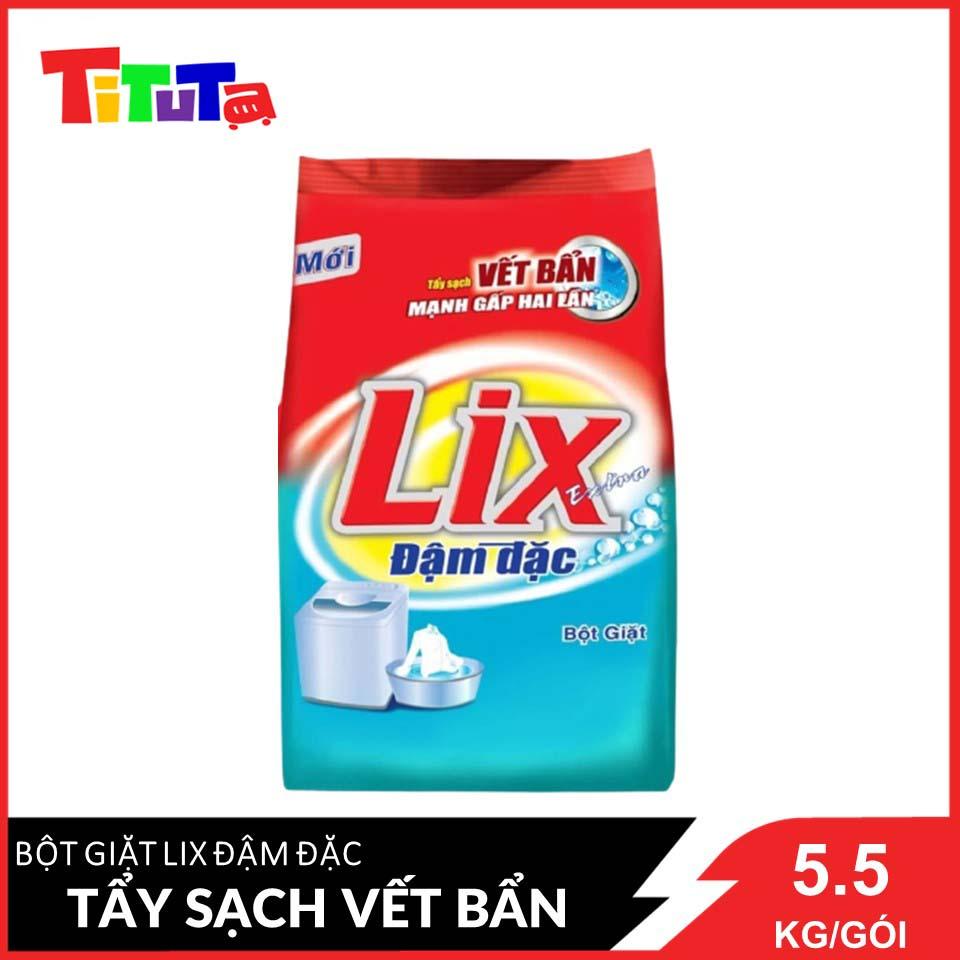 Bột Giặt Lix Extra Đậm Đặc 6Kg ED010 - Tẩy Sạch Vết Bẩn Mạnh Gấp 2 Lần