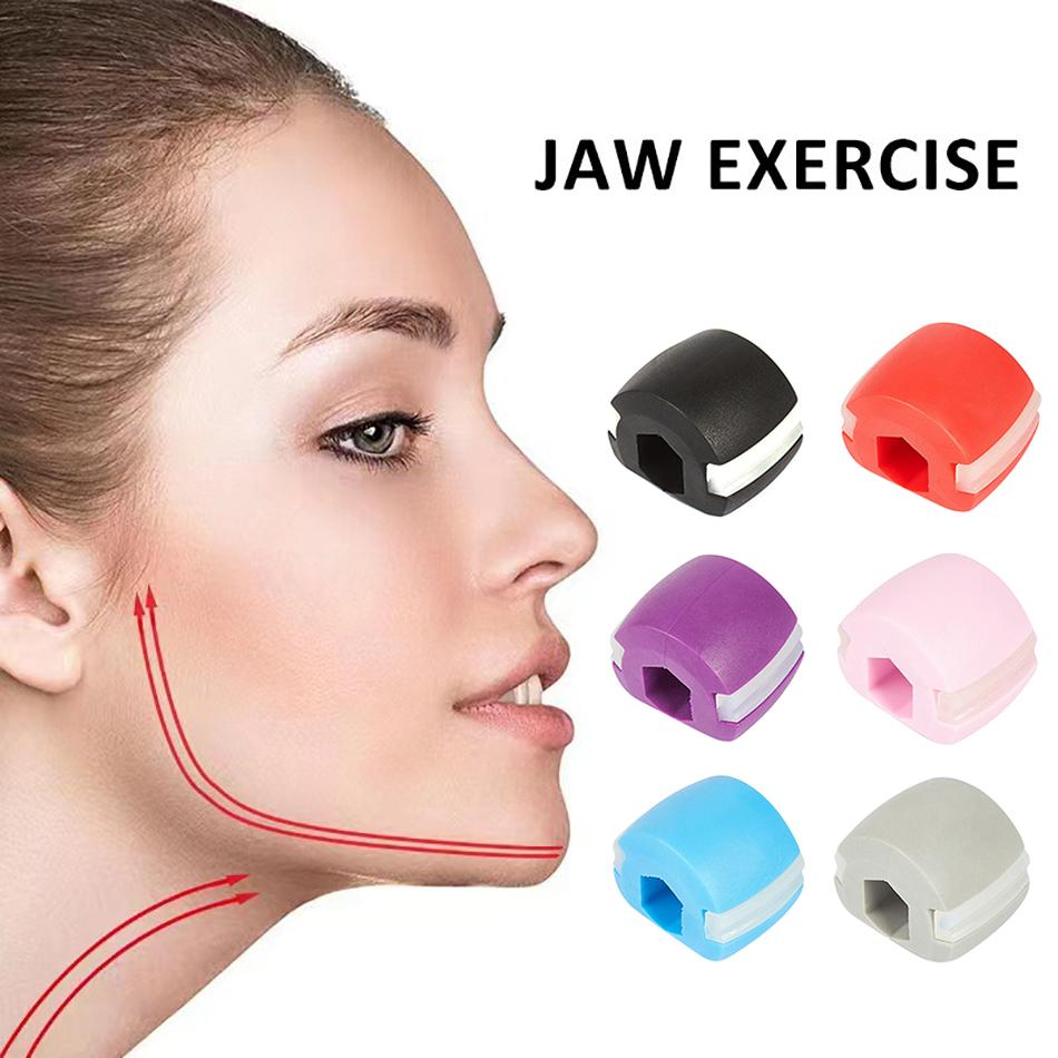 Hàm cơ bắp công cụ tập thể dục Bóng tăng cường cơ bắp Line Huấn luyện Thể hình khuôn mặt mảnh khảnh cắn để tập thể dục cho cằm Color: Red