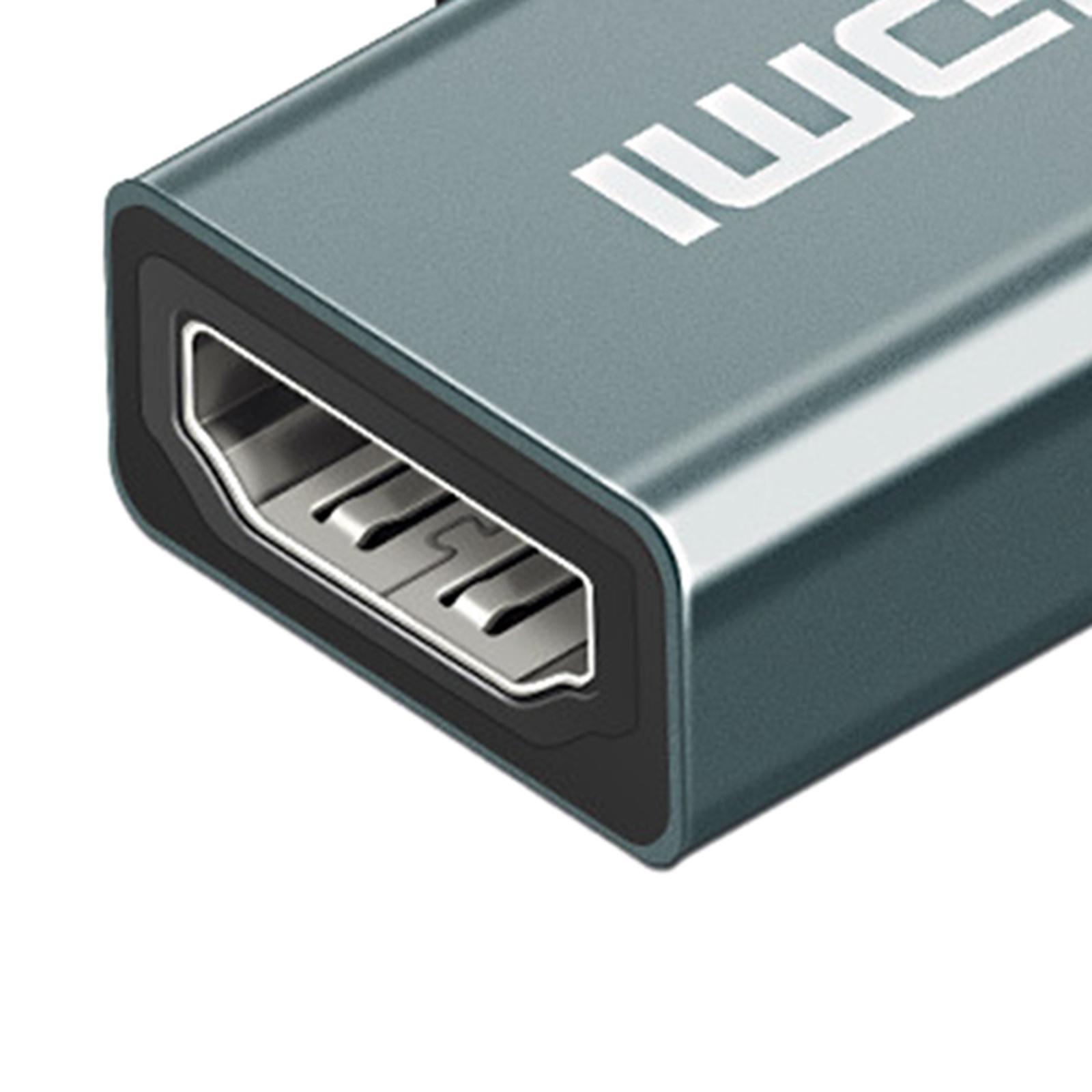 3in 1 HDMI Female to Mini HDMI Male + Micro HDMI Male Adapter