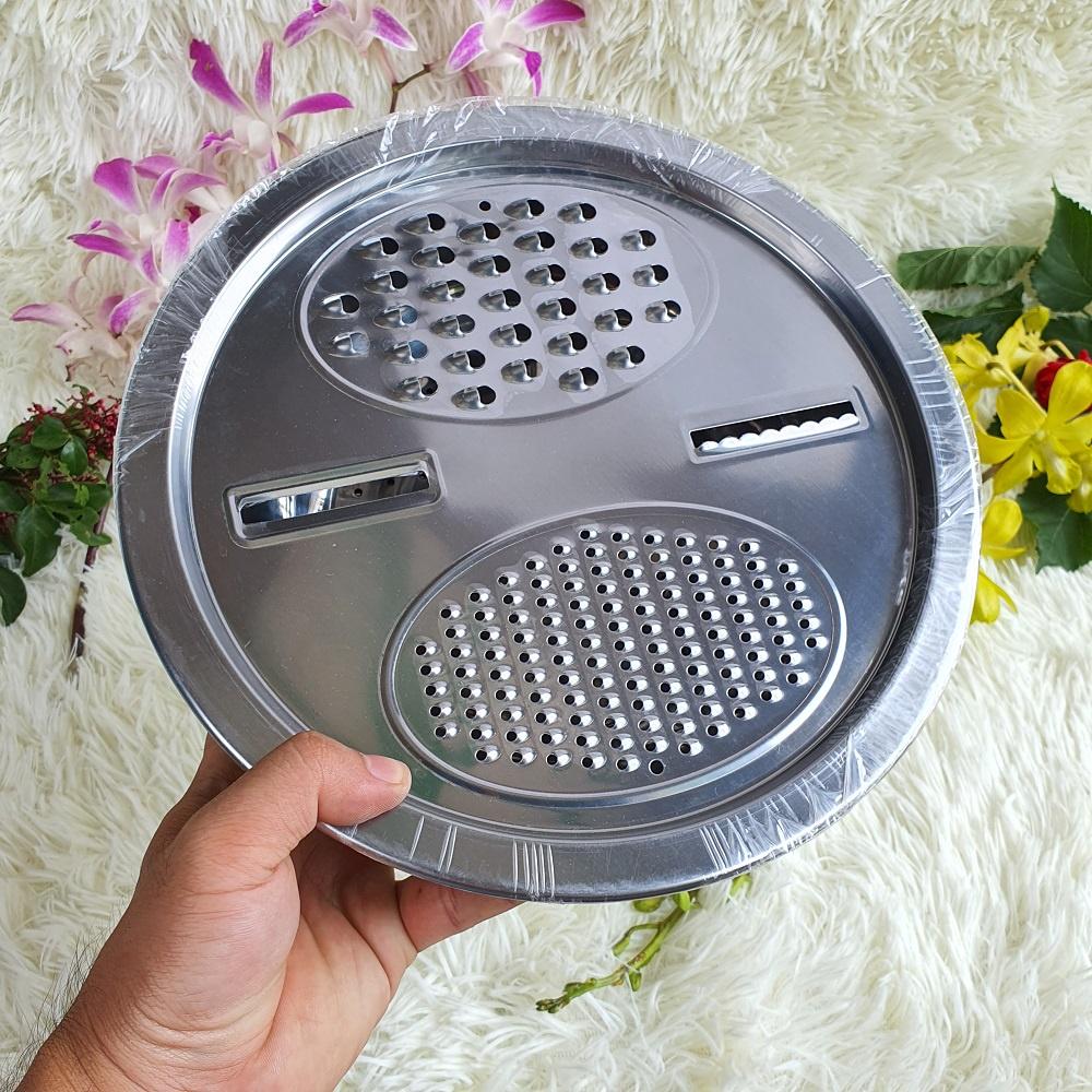 BỘ THAU RỔ BÀO RAU NẠO CỦ INOX KHÔNG RỈ 3 MÓN – DỤNG CỤ THÁI CẮT RAU CỦ 3 TRONG 1